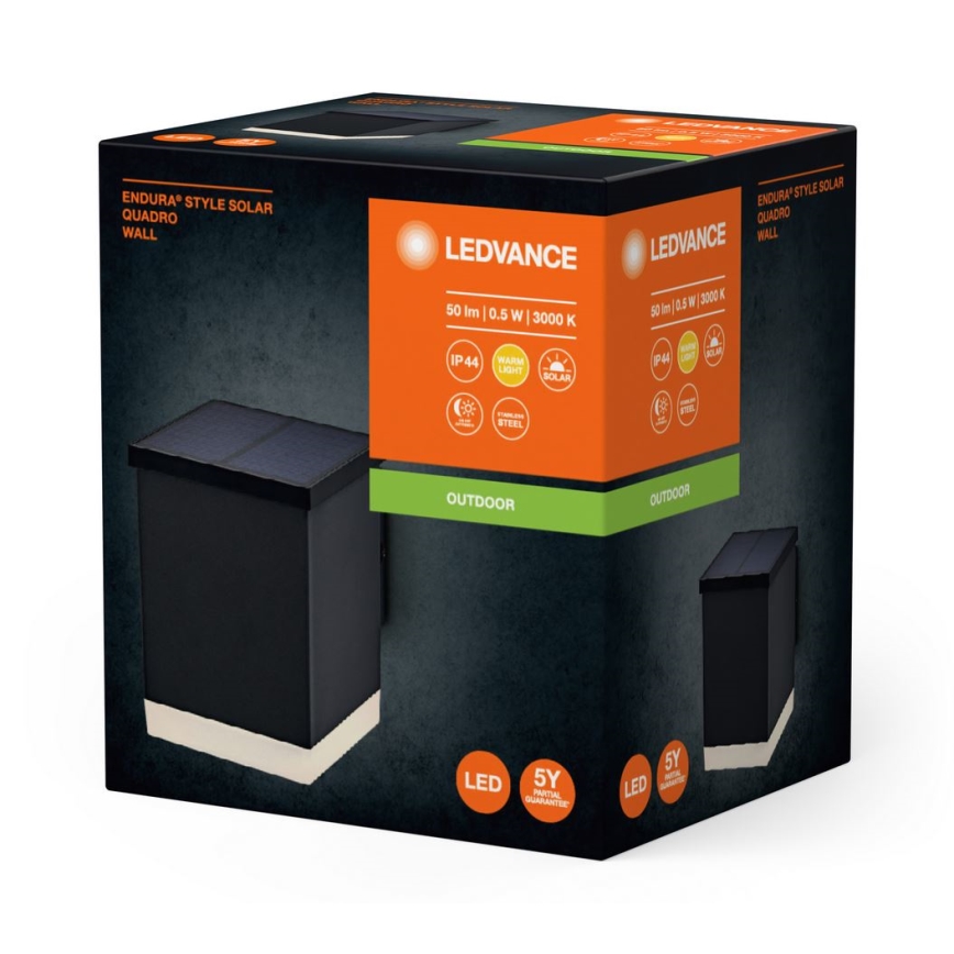 Ledvance - Iluminação de parede solar LED ENDURA STYLE SOLAR LED/0,5W/2,4V IP44