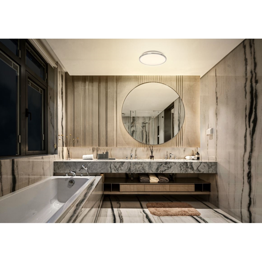 Ledvance - Iluminação de teto de casa de banho LED DISC LED/18W/230V 3000/4000K IP44