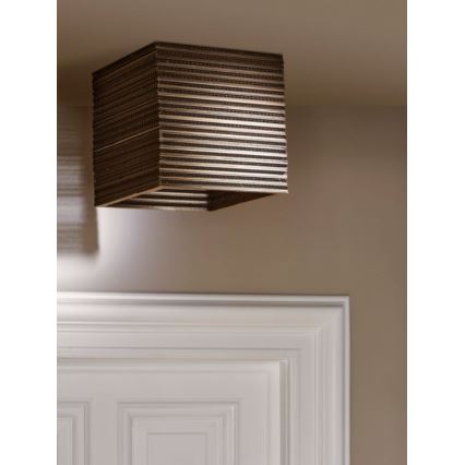 Ledvance - Iluminação de teto DECOR CARDBOARD 1xE27/15W/230V 25x25 cm