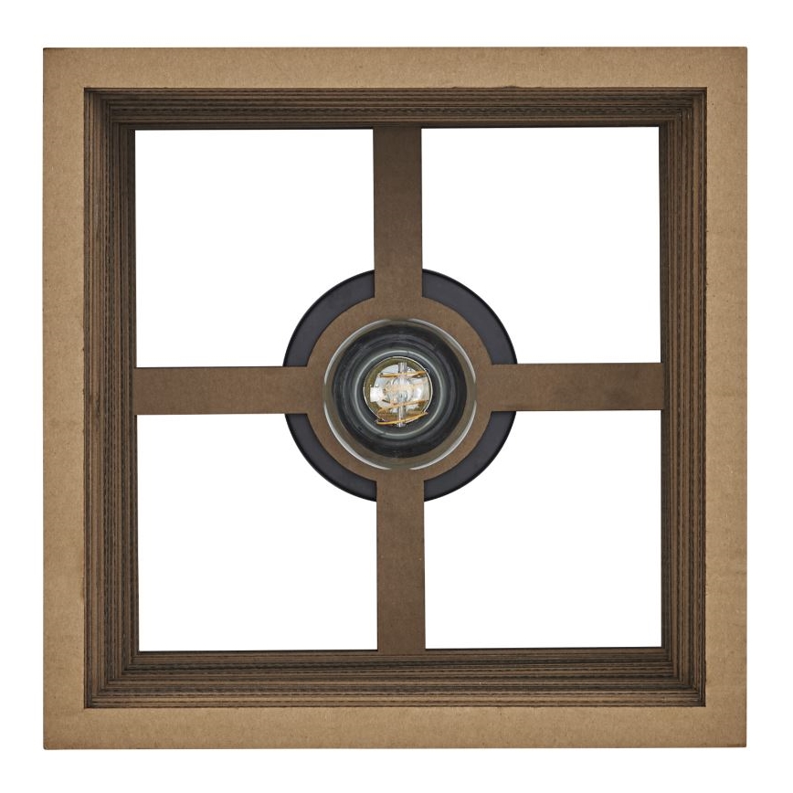 Ledvance - Iluminação de teto DECOR CARDBOARD 1xE27/15W/230V 25x25 cm