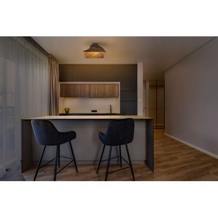 Ledvance - Iluminação de teto DECOR CARDBOARD 1xE27/15W/230V 40x40 cm
