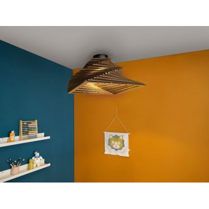 Ledvance - Iluminação de teto DECOR CARDBOARD 1xE27/15W/230V 40x40 cm