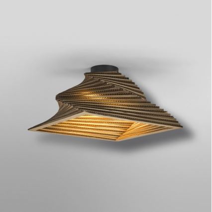 Ledvance - Iluminação de teto DECOR CARDBOARD 1xE27/15W/230V 40x40 cm