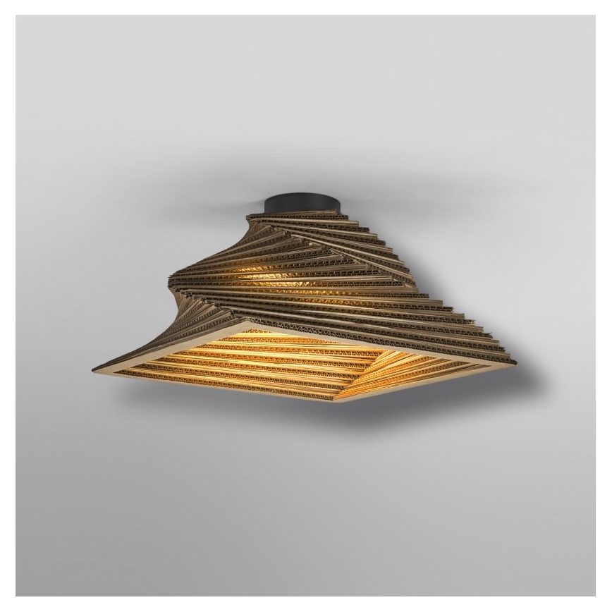 Ledvance - Iluminação de teto DECOR CARDBOARD 1xE27/15W/230V 40x40 cm