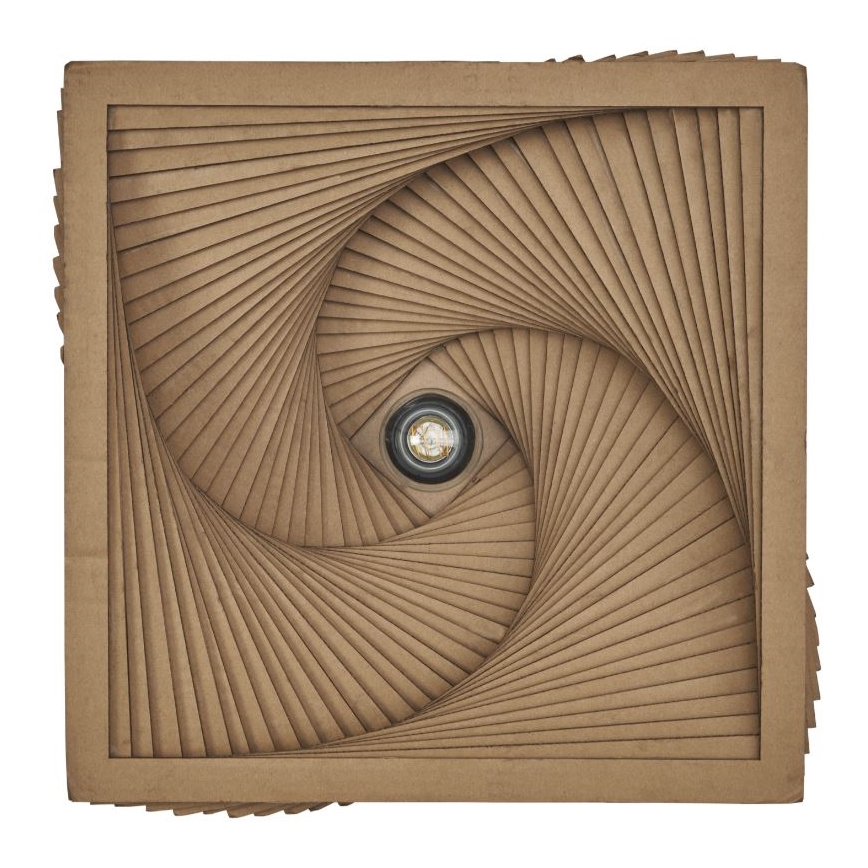 Ledvance - Iluminação de teto DECOR CARDBOARD 1xE27/15W/230V 40x40 cm