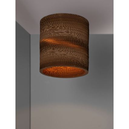 Ledvance - Iluminação de teto DECOR CARDBOARD 1xE27/15W/230V diâmetro 25 cm