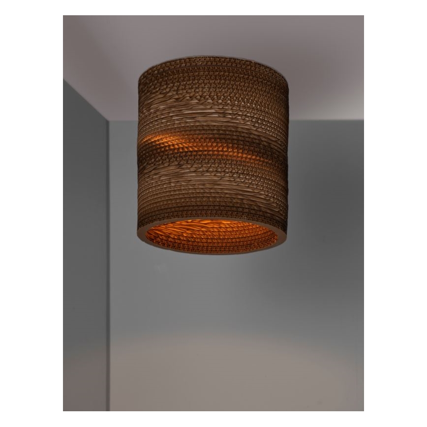 Ledvance - Iluminação de teto DECOR CARDBOARD 1xE27/15W/230V diâmetro 25 cm