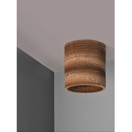 Ledvance - Iluminação de teto DECOR CARDBOARD 1xE27/15W/230V diâmetro 25 cm