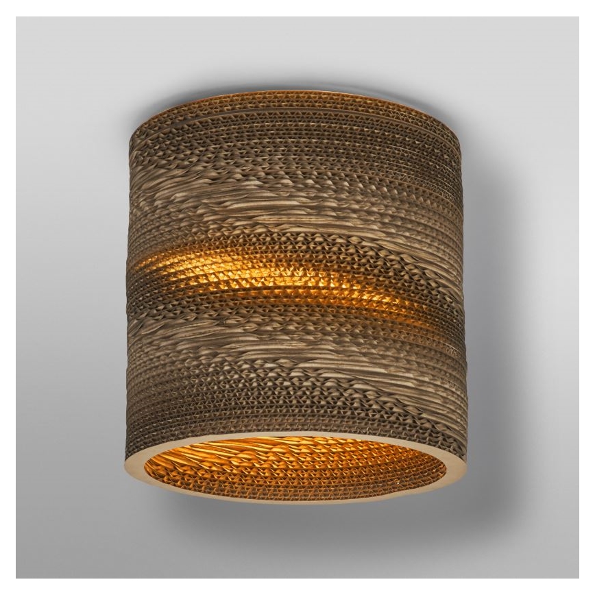 Ledvance - Iluminação de teto DECOR CARDBOARD 1xE27/15W/230V diâmetro 25 cm