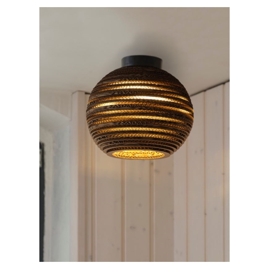 Ledvance - Iluminação de teto DECOR CARDBOARD 1xE27/15W/230V diâmetro 26 cm