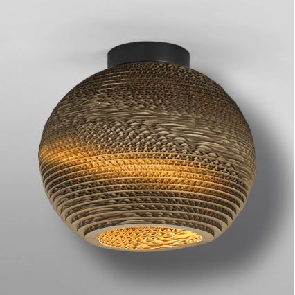 Ledvance - Iluminação de teto DECOR CARDBOARD 1xE27/15W/230V diâmetro 26 cm
