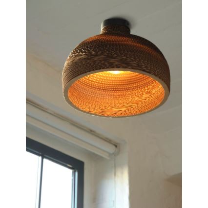Ledvance - Iluminação de teto DECOR CARDBOARD 1xE27/15W/230V diâmetro 36 cm