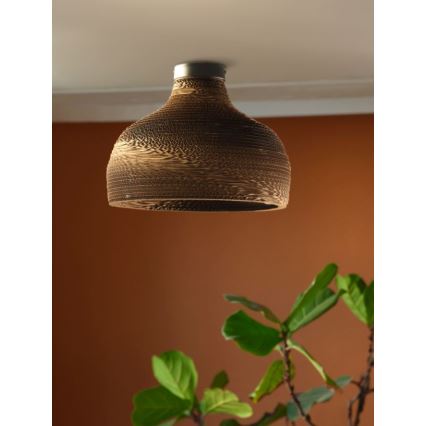 Ledvance - Iluminação de teto DECOR CARDBOARD 1xE27/15W/230V diâmetro 36 cm