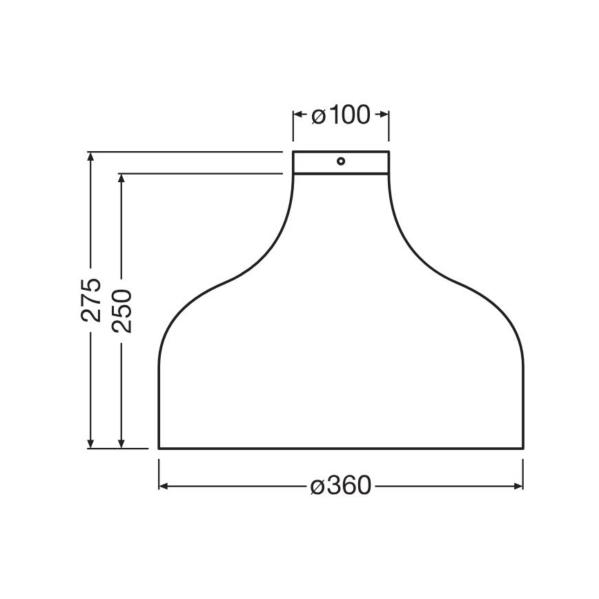 Ledvance - Iluminação de teto DECOR CARDBOARD 1xE27/15W/230V diâmetro 36 cm