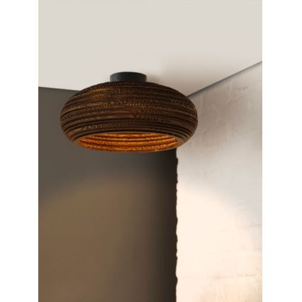 Ledvance - Iluminação de teto DECOR CARDBOARD 1xE27/15W/230V diâmetro 40 cm