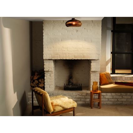 Ledvance - Iluminação de teto DECOR CARDBOARD 1xE27/15W/230V diâmetro 40 cm