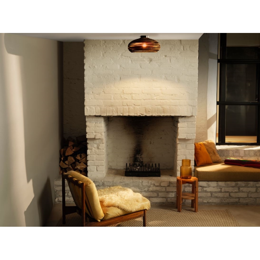 Ledvance - Iluminação de teto DECOR CARDBOARD 1xE27/15W/230V diâmetro 40 cm
