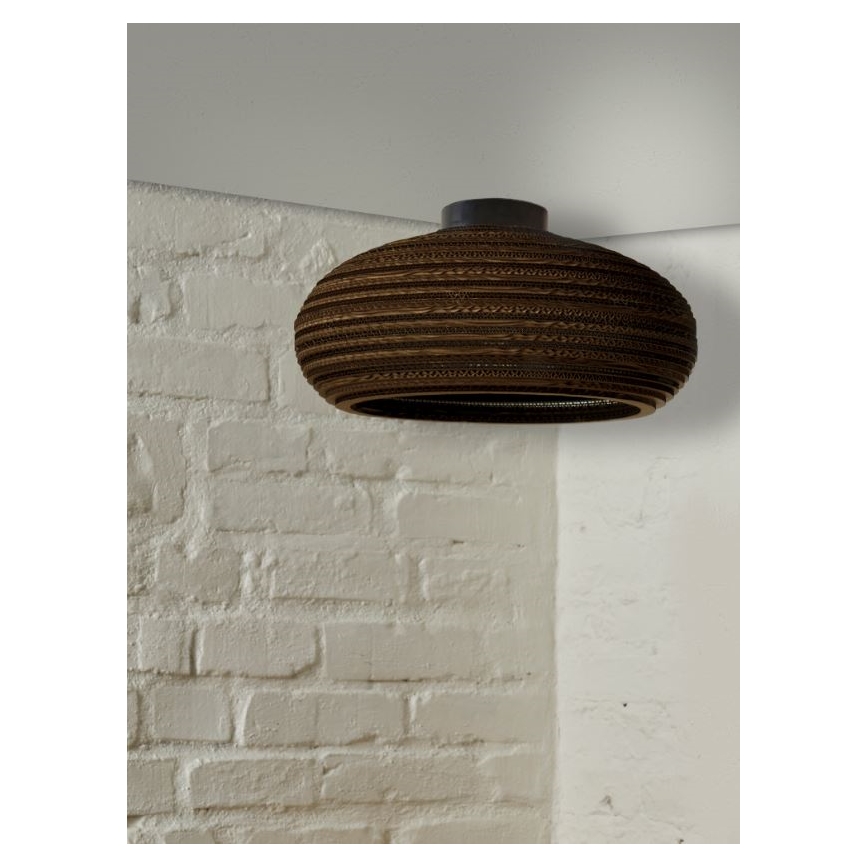 Ledvance - Iluminação de teto DECOR CARDBOARD 1xE27/15W/230V diâmetro 40 cm