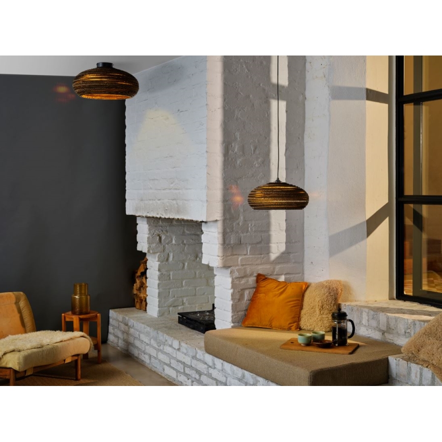 Ledvance - Iluminação de teto DECOR CARDBOARD 1xE27/15W/230V diâmetro 40 cm