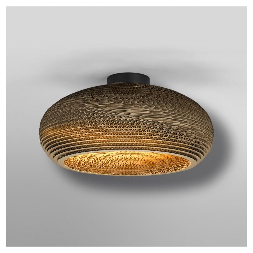 Ledvance - Iluminação de teto DECOR CARDBOARD 1xE27/15W/230V diâmetro 40 cm