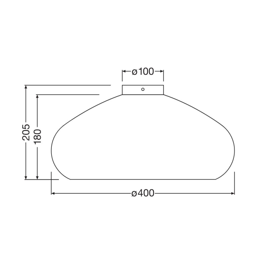 Ledvance - Iluminação de teto DECOR CARDBOARD 1xE27/15W/230V diâmetro 40 cm