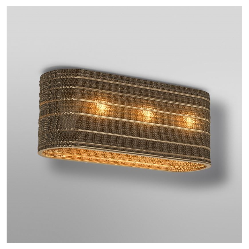 Ledvance - Iluminação de teto DECOR CARDBOARD 3xE27/15W/230V