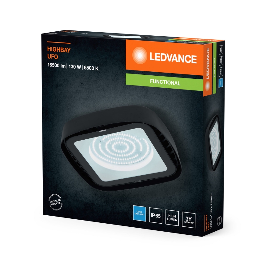 Ledvance - Iluminação de teto industrial LED HIGHBAY LED/130W/230V IP65 6500K