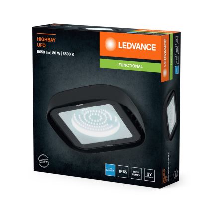 Ledvance - Iluminação de teto industrial LED HIGHBAY LED/80W/230V IP65 6500K
