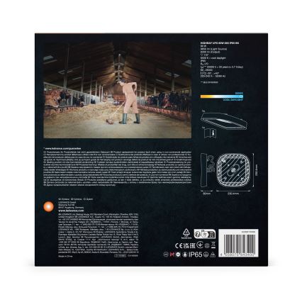 Ledvance - Iluminação de teto industrial LED HIGHBAY LED/80W/230V IP65 6500K