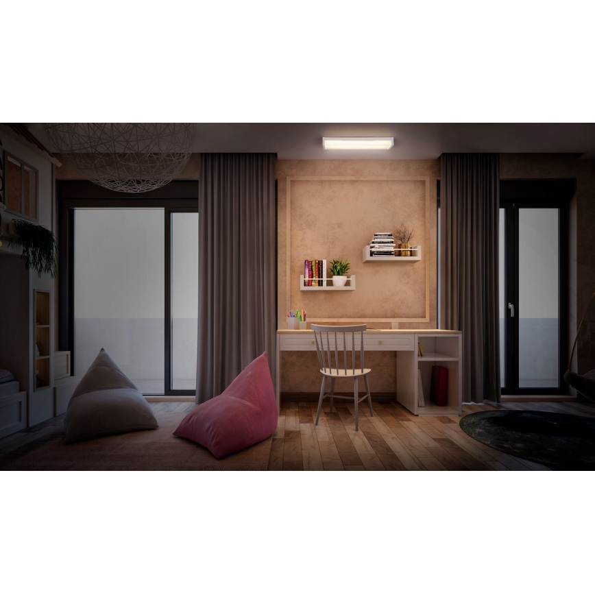 Ledvance - Iluminação de teto LED com regulação OFFICE LINE LED/20W/230V 60 cm + controlo remoto
