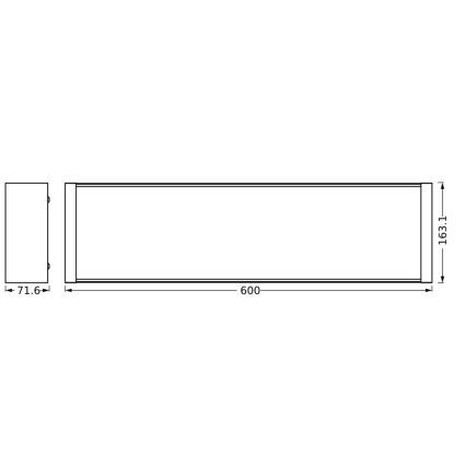 Ledvance - Iluminação de teto LED com regulação OFFICE LINE LED/20W/230V 60 cm + controlo remoto