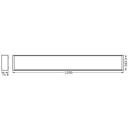 Ledvance - Iluminação de teto LED com regulação OFFICE LINE LED/40W/230V 120 cm + controlo remoto