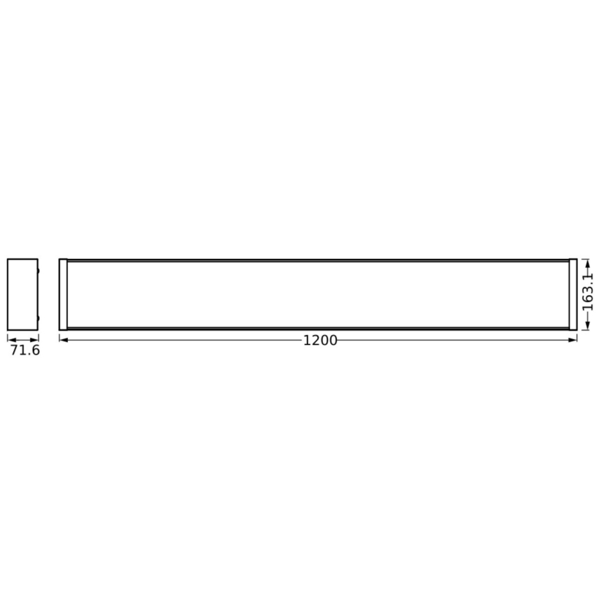 Ledvance - Iluminação de teto LED com regulação OFFICE LINE LED/40W/230V 120 cm + controlo remoto