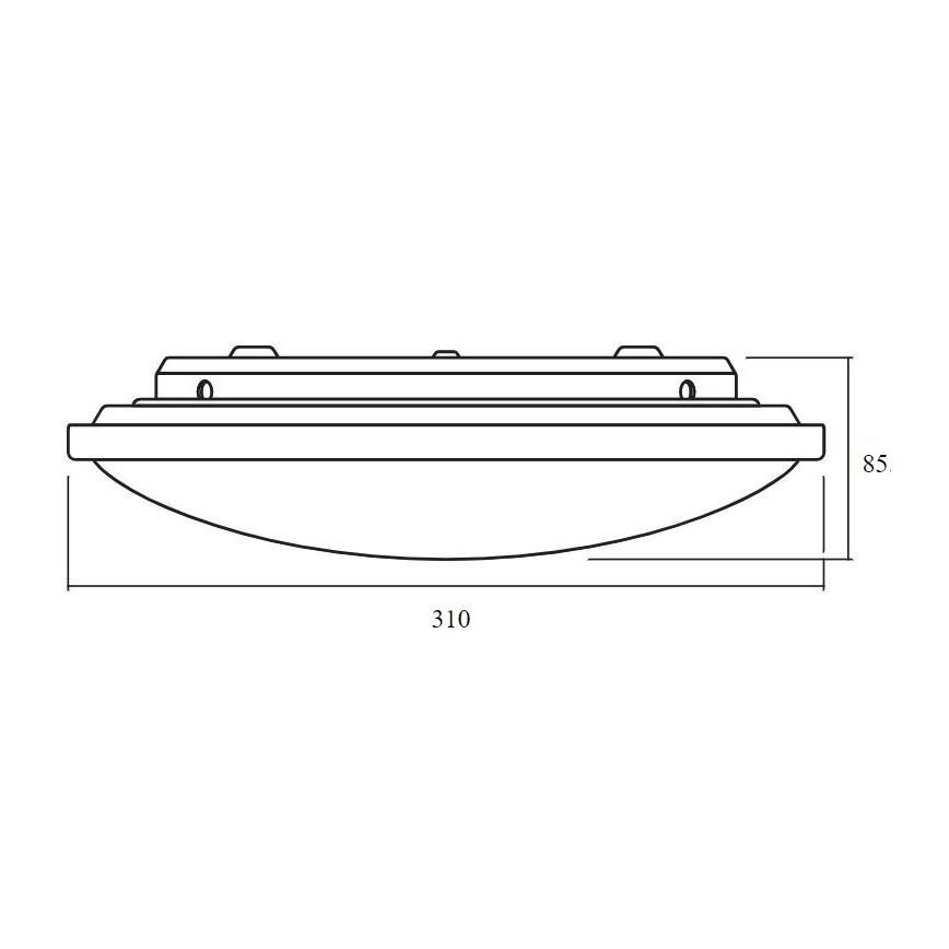 Ledvance - Iluminação de teto LED com regulação ORBIS LED/17W/230V 2700-6500 + controlo remoto