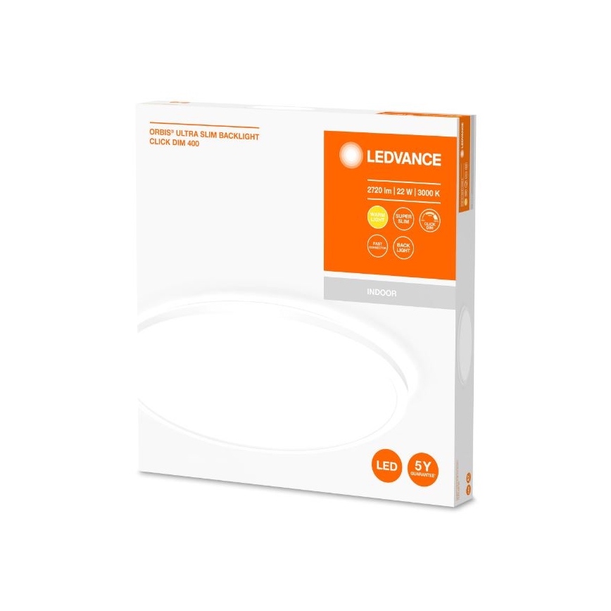 Ledvance - Iluminação de teto LED com regulação ORBIS LED/22W/230V branco