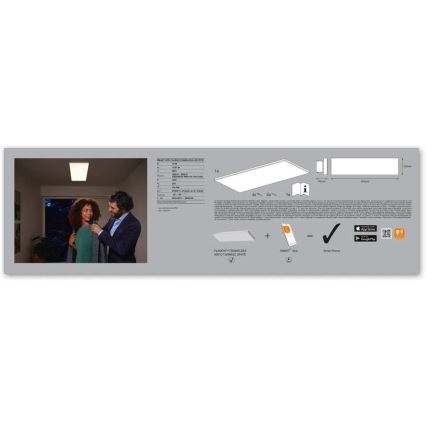 Ledvance - Iluminação de teto LED com regulação SMART+ FRAMELESS LED/16W/230V Wi-Fi