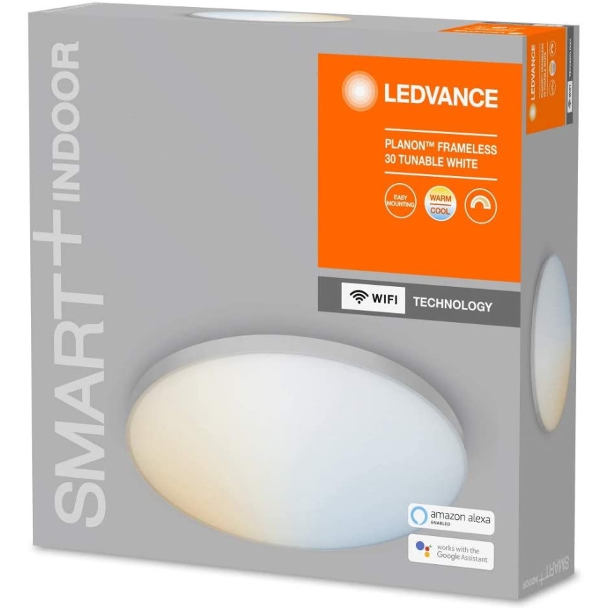 Ledvance - Iluminação de teto LED com regulação SMART+ FRAMELESS LED/20W/230V 3,000K-6,500K Wi-Fi