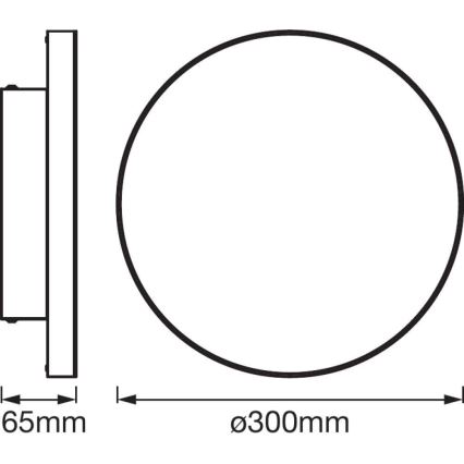 Ledvance - Iluminação de teto LED com regulação SMART+ FRAMELESS LED/20W/230V 3,000K-6,500K Wi-Fi
