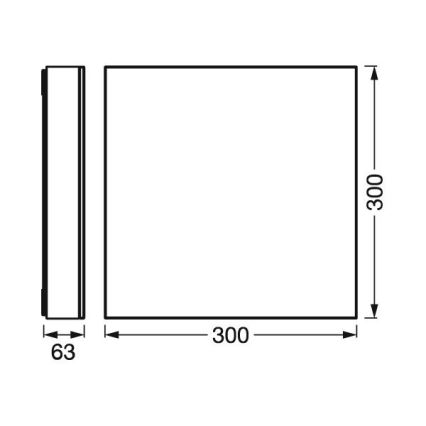 Ledvance - Iluminação de teto LED com regulação SMART + FRAMELESS LED/21W/230V 3000-6500K Wi-Fi