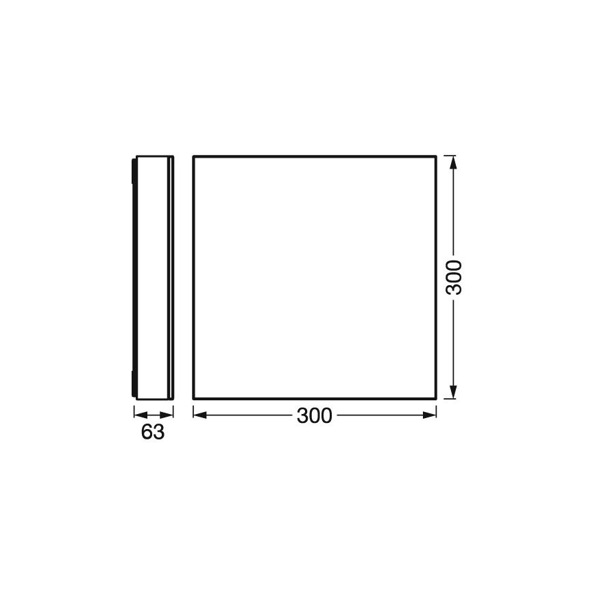 Ledvance - Iluminação de teto LED com regulação SMART + FRAMELESS LED/21W/230V 3000-6500K Wi-Fi