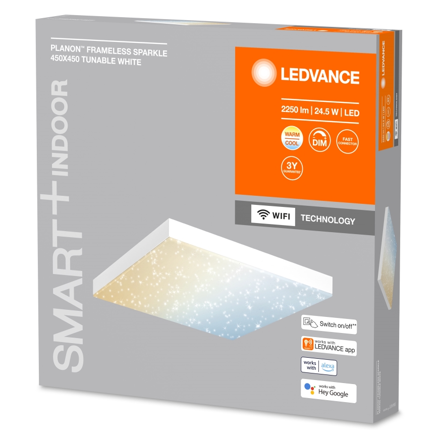 Ledvance -Iluminação de teto LED com regulação SMART+ FRAMELESS LED/24,5W/230V 3000-6500K Wi-Fi
