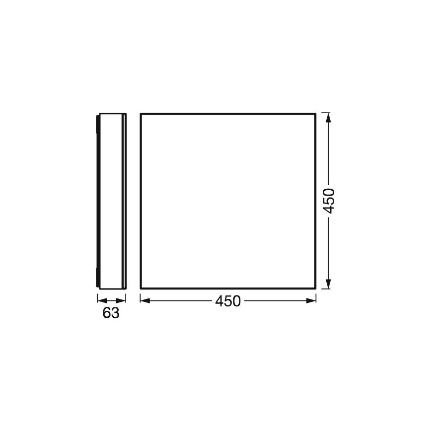 Ledvance -Iluminação de teto LED com regulação SMART+ FRAMELESS LED/24,5W/230V 3000-6500K Wi-Fi