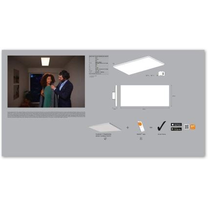 Ledvance - Iluminação de teto LED com regulação SMART+ FRAMELESS LED/28W/230V 3,000K-6,500K Wi-Fi