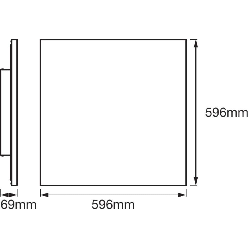 Ledvance - Iluminação de teto LED com regulação SMART+ FRAMELESS LED/40W/230V 3,000K-6,500K Wi-Fi