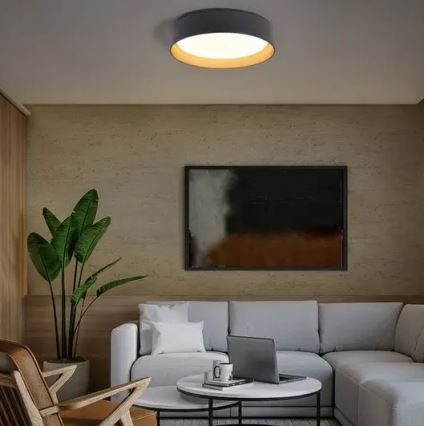 Ledvance - Iluminação de teto LED com regulação SMART+ KURT LED/30W/230V 2700-6500K Wi-Fi