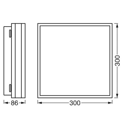 Ledvance - Iluminação de teto LED com regulação SMART+ MAGNET LED/26W/230V 3000-6500K Wi-Fi