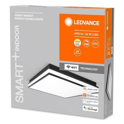 Ledvance - Iluminação de teto LED com regulação SMART+ MAGNET LED/42W/230V 3000-6500K Wi-Fi