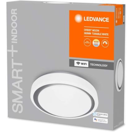 Ledvance - Iluminação LED com regulação SMART+ MOON LED/24W/230V 3,000K-6,500K Wi-Fi