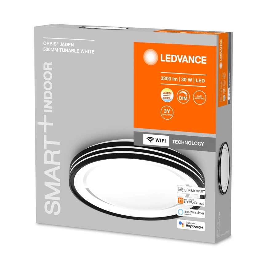 Ledvance - Iluminação de teto LED com regulação SMART+ ORBIS LED/30W/230V 3000-6500K Wi-Fi