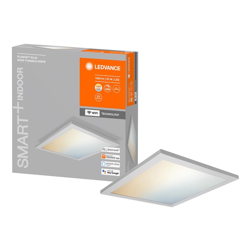 Ledvance - Iluminação de teto LED com regulação SMART+ PLANON LED/20W/230V Wi-Fi